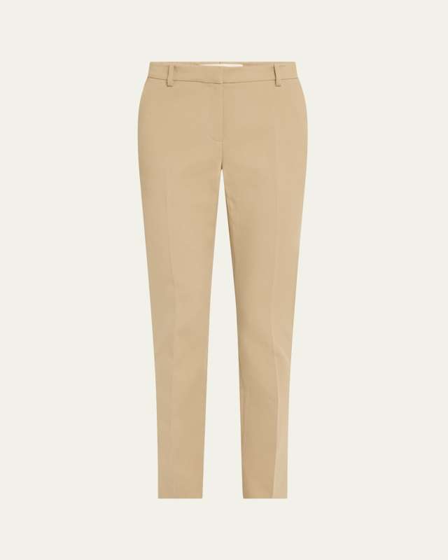 Manhattan Cotton Twill Cigarette Pants